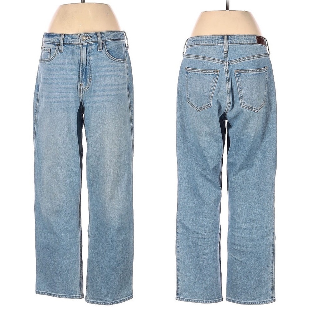 Hollister Womens Jeans Size 5 Blue Ultra High Rise Vintage Straight Denim